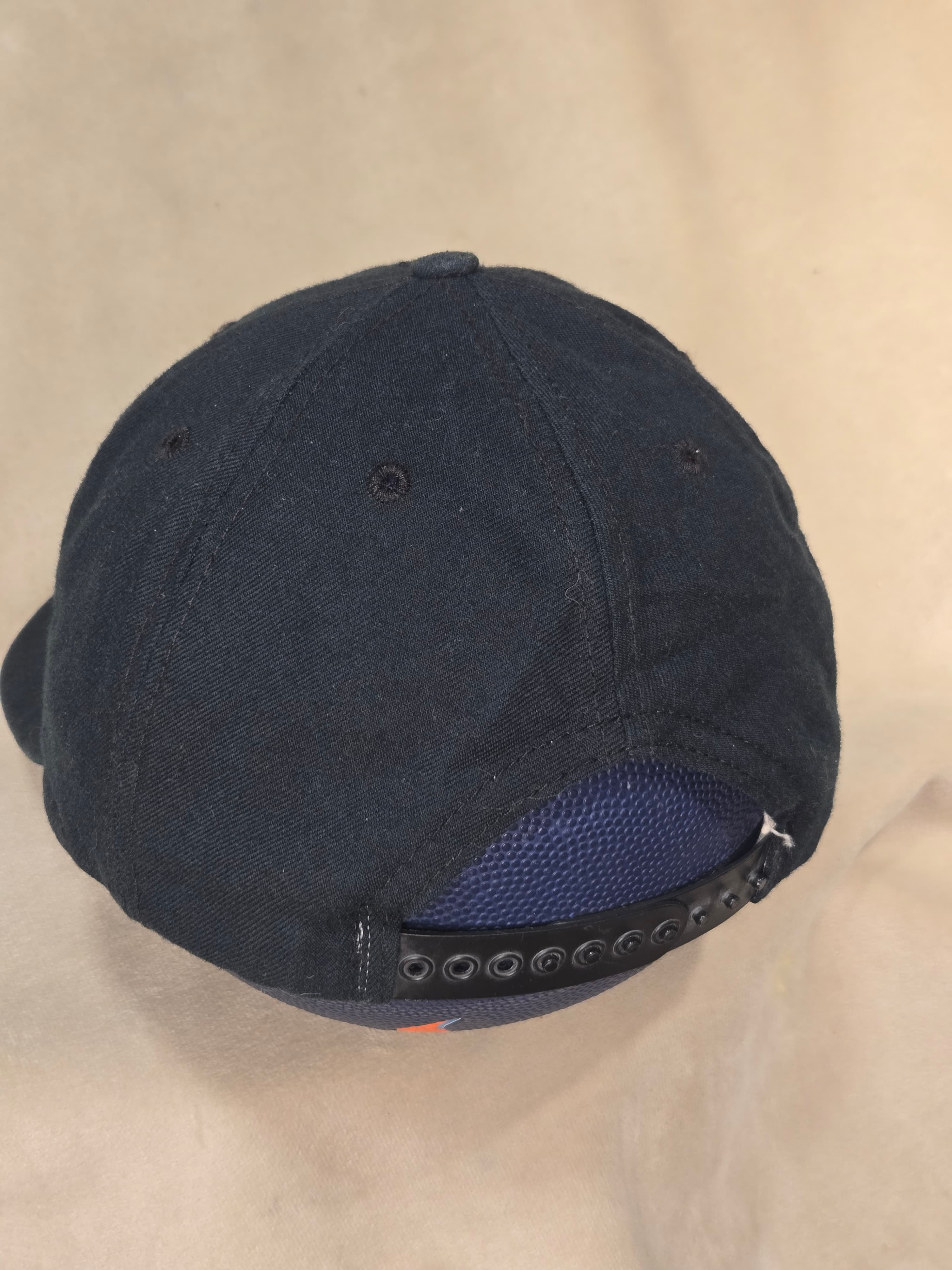 Vintage New Era Hat Navy Blue Embroidered Star Adjustable Cap Made in USA - Thumbnail 4