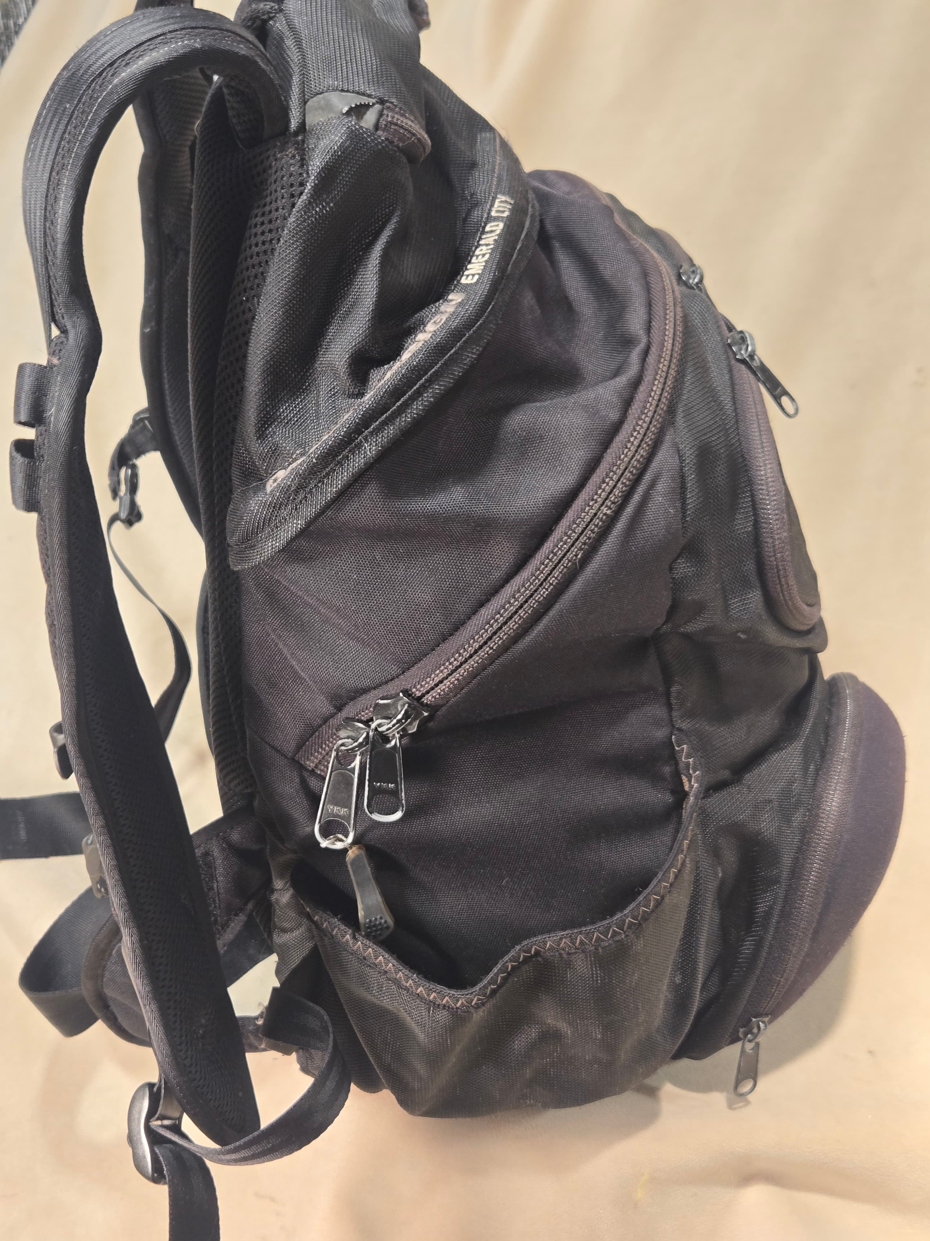 Dana Designs Emerald City Backpack Black Vintage USA Made Hiking Outdoor Pack - Thumbnail 5
