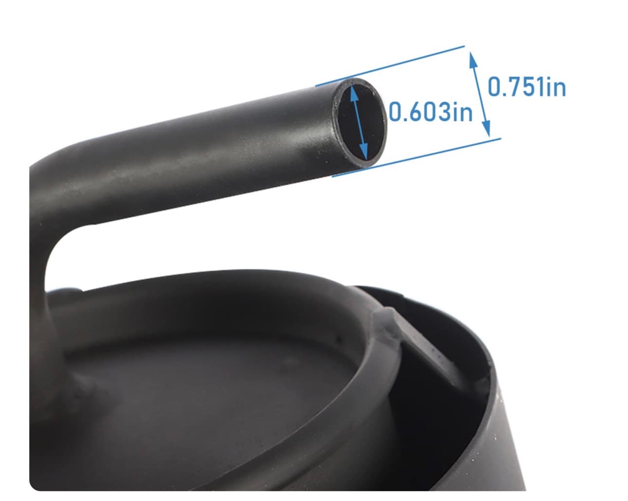 SEBLAFF Golf Cart Muffler JN6-E4710-00 Replacement for G16-G22 4-Cycle Golf Carts - Thumbnail 3