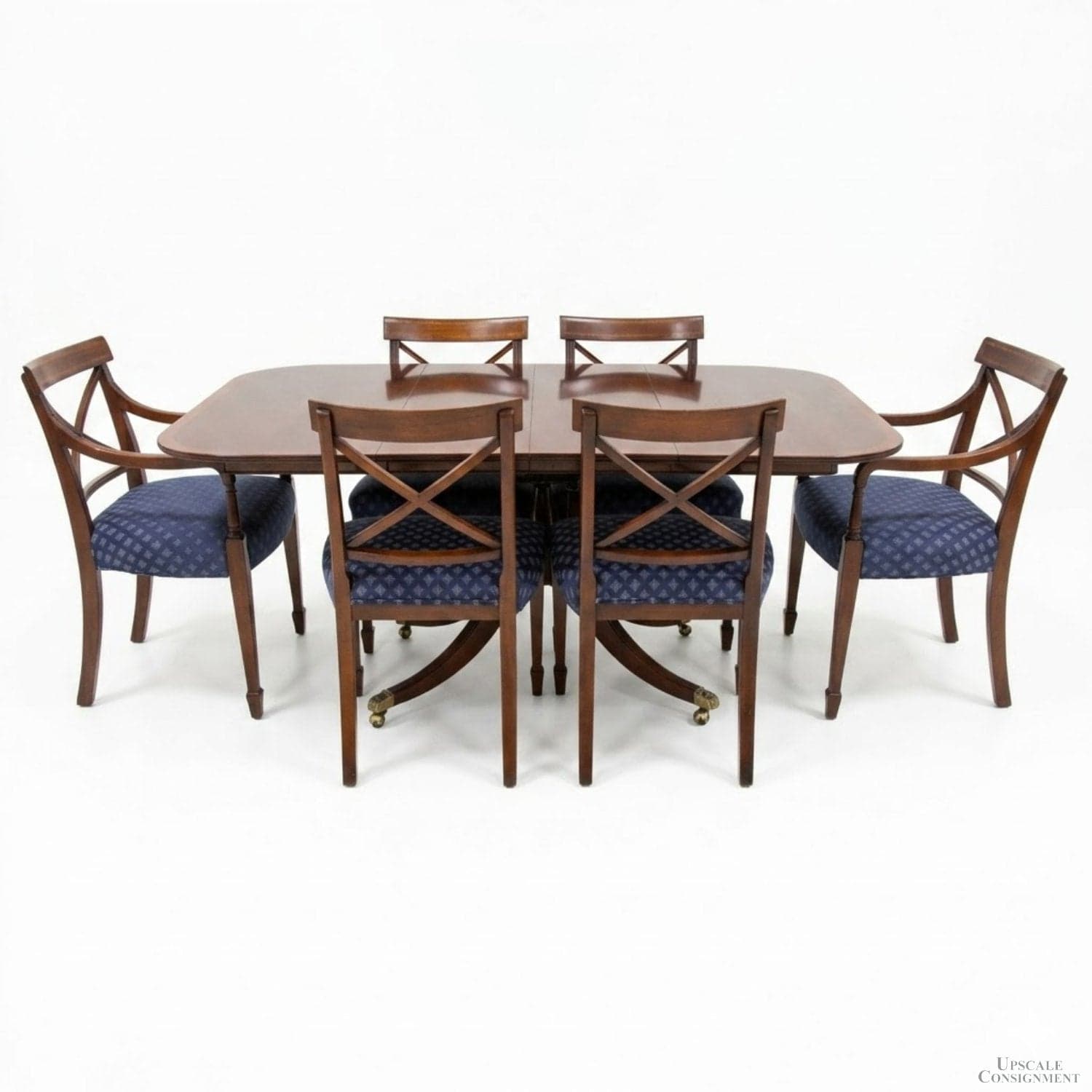 Chippendale Style Dining Table w/6 Chairs