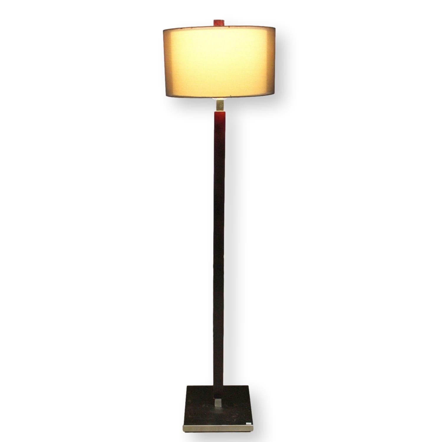 Wood & Steel Floor Lamp - Thumbnail 2