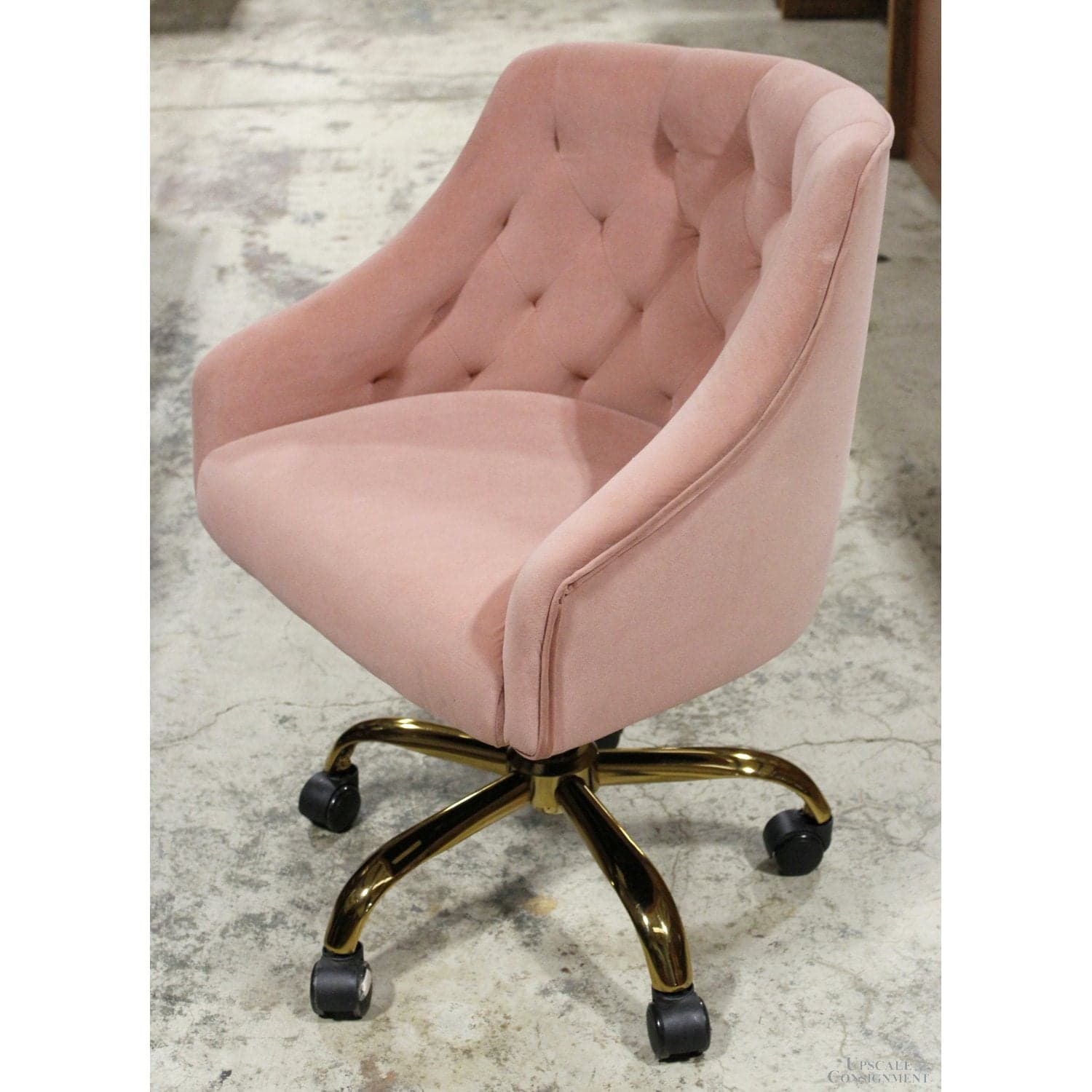 Pink & Gold Task Chair - Pink - Thumbnail 3