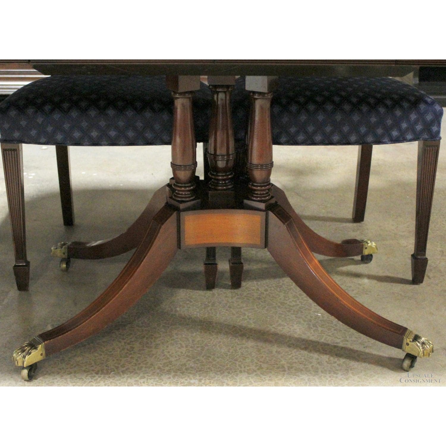 Chippendale Style Dining Table w/6 Chairs - Thumbnail 8