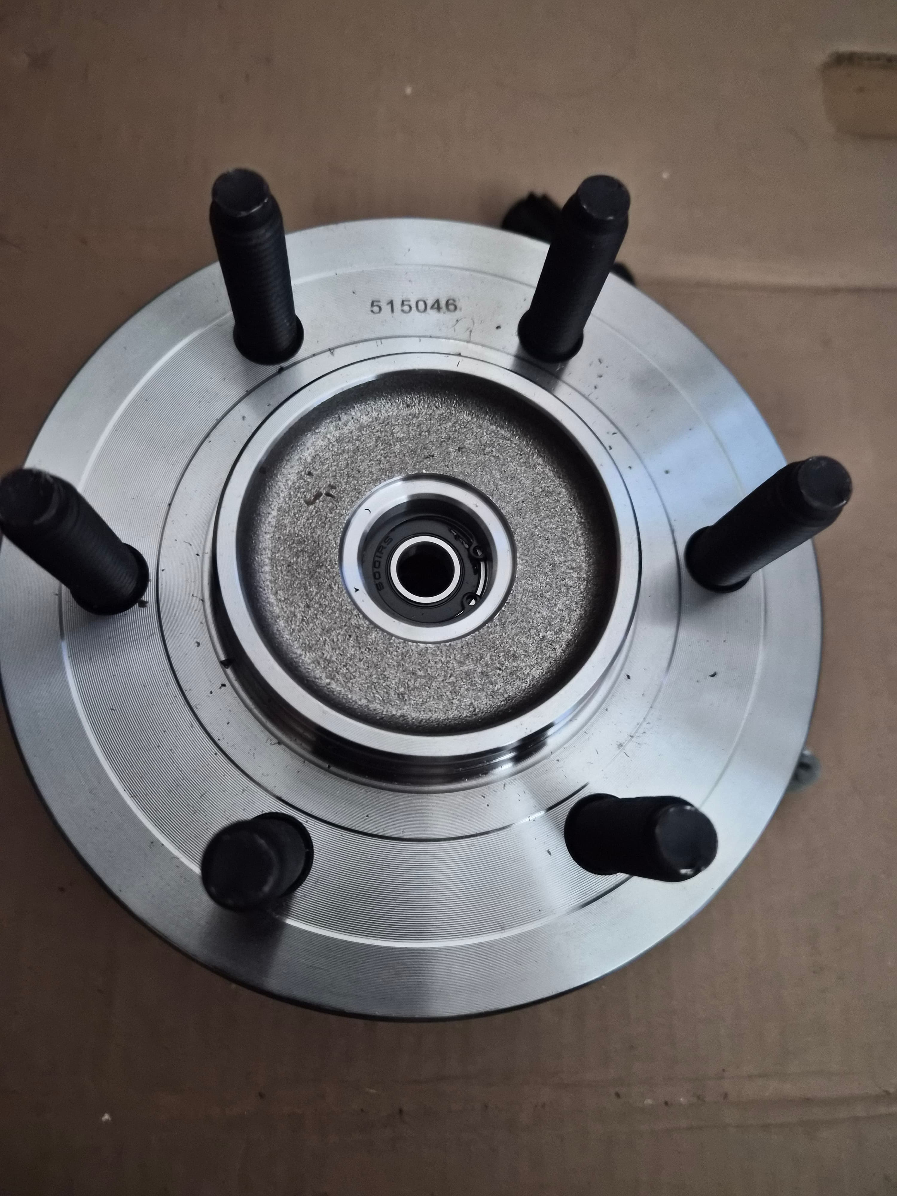 Front 515046 4WD Wheel Hub & Bearing Assembly Compatible with 2004-2005 Ford F-150 2004 F-150 Heritage 6Lugs w/ABS - Thumbnail 2