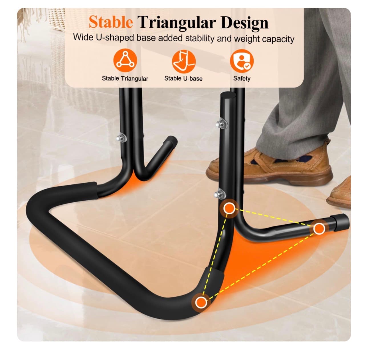 Sit Stand Assist Aid for Elderly, Aluminum Alloy Standing Aids & Supports for Rising from Chair Couch, Sturdy Chair Lift Assist Grab Bar for Seniors Disabled Handicap Adults, Height-Adjusted - Thumbnail 6
