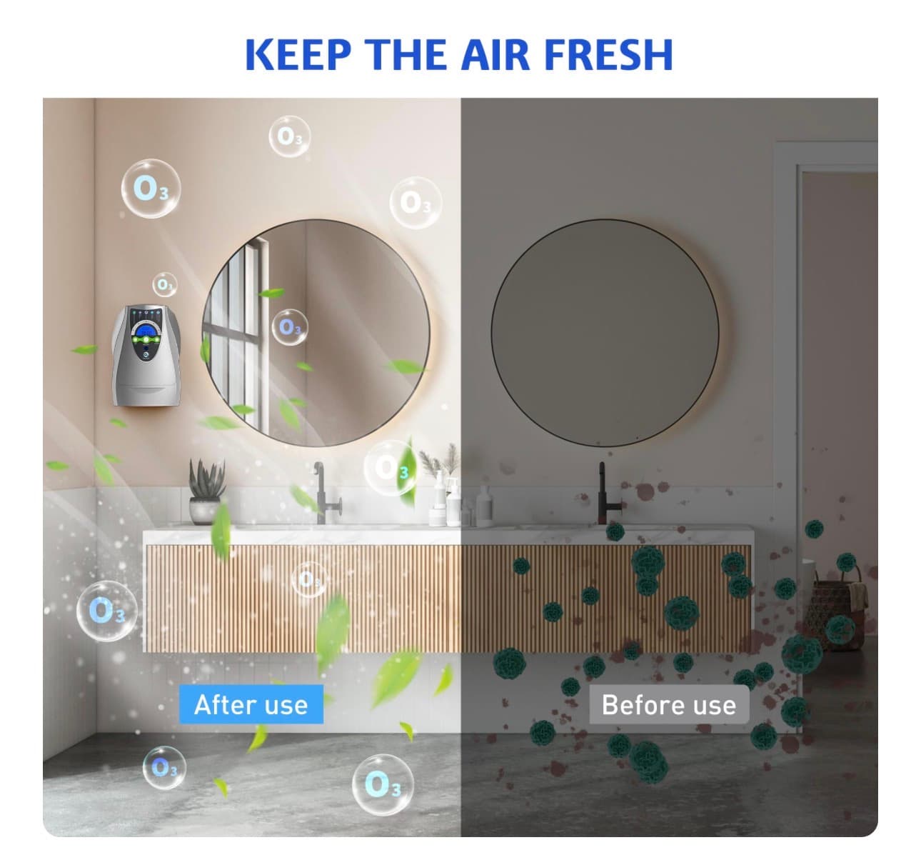 Ozone Air Purifier Sterilizer Odor Remover - Thumbnail 6