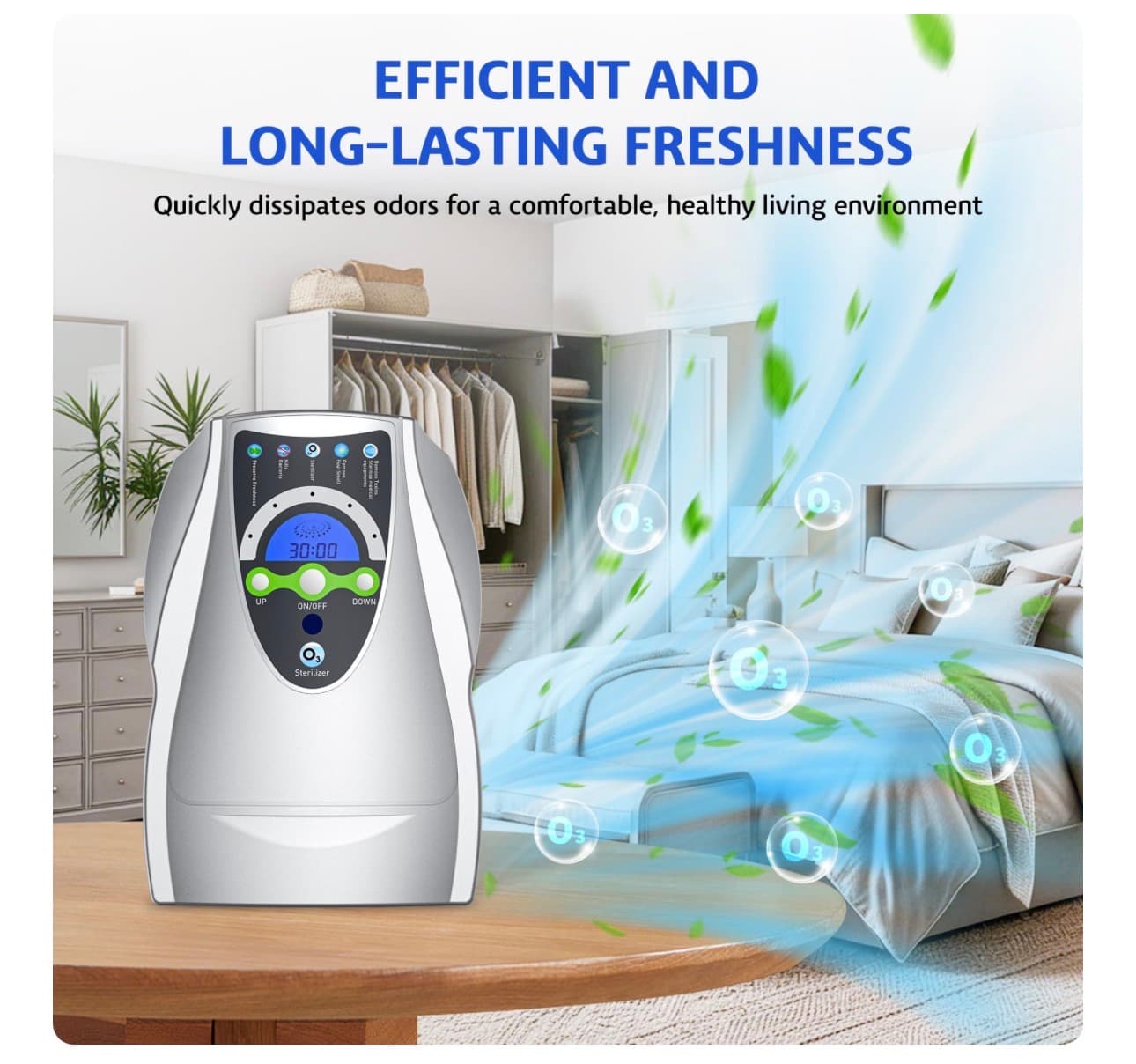 Ozone Air Purifier Sterilizer Odor Remover - Thumbnail 4