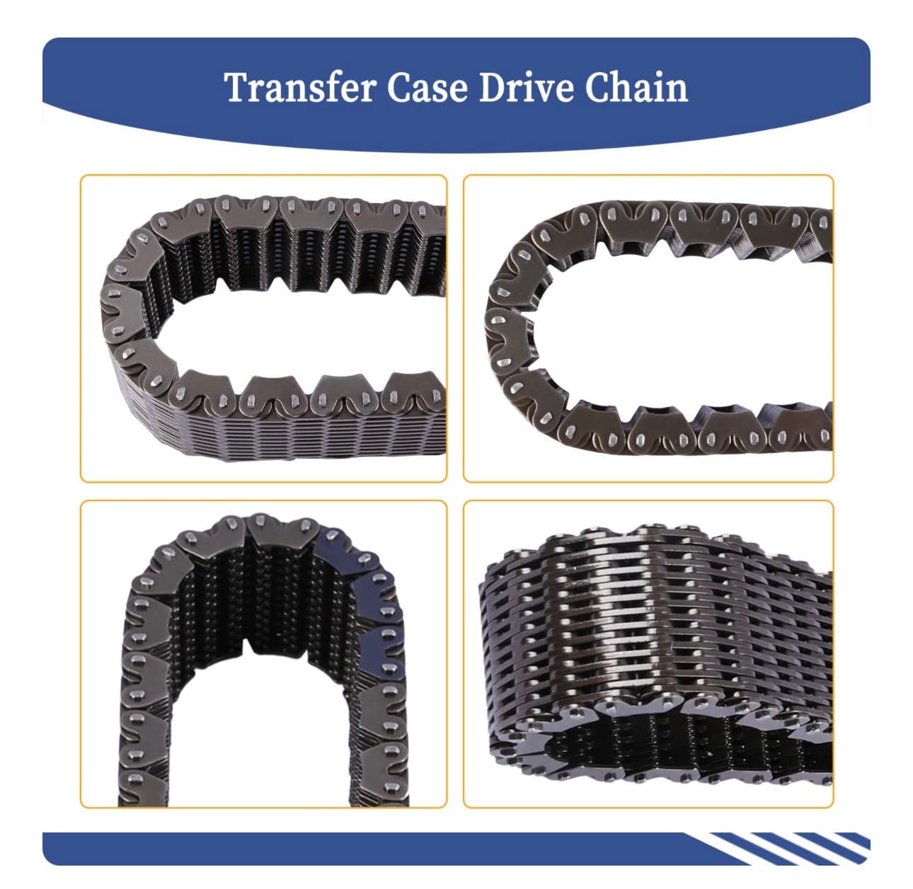 Getfarway 68087900AA Transfer Case Drive Chain Compatible with Dodge Durango Jeep Grand Cherokee 2011 2012 2013 2014 2015 2016 - Thumbnail 6