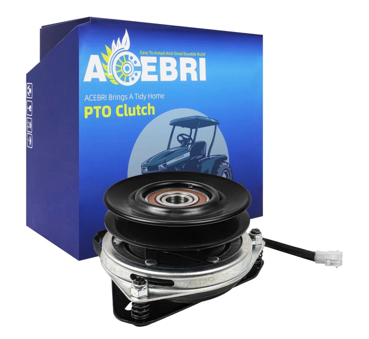 ACEBRI 7600073YP PTO Clutch Replacement for Snapper: 7101323 7101323YP 7600073YP LT18538, LT2042 for Husqvarna: 180505 532180505 583389701 539110417 539133076 Mower Clutch