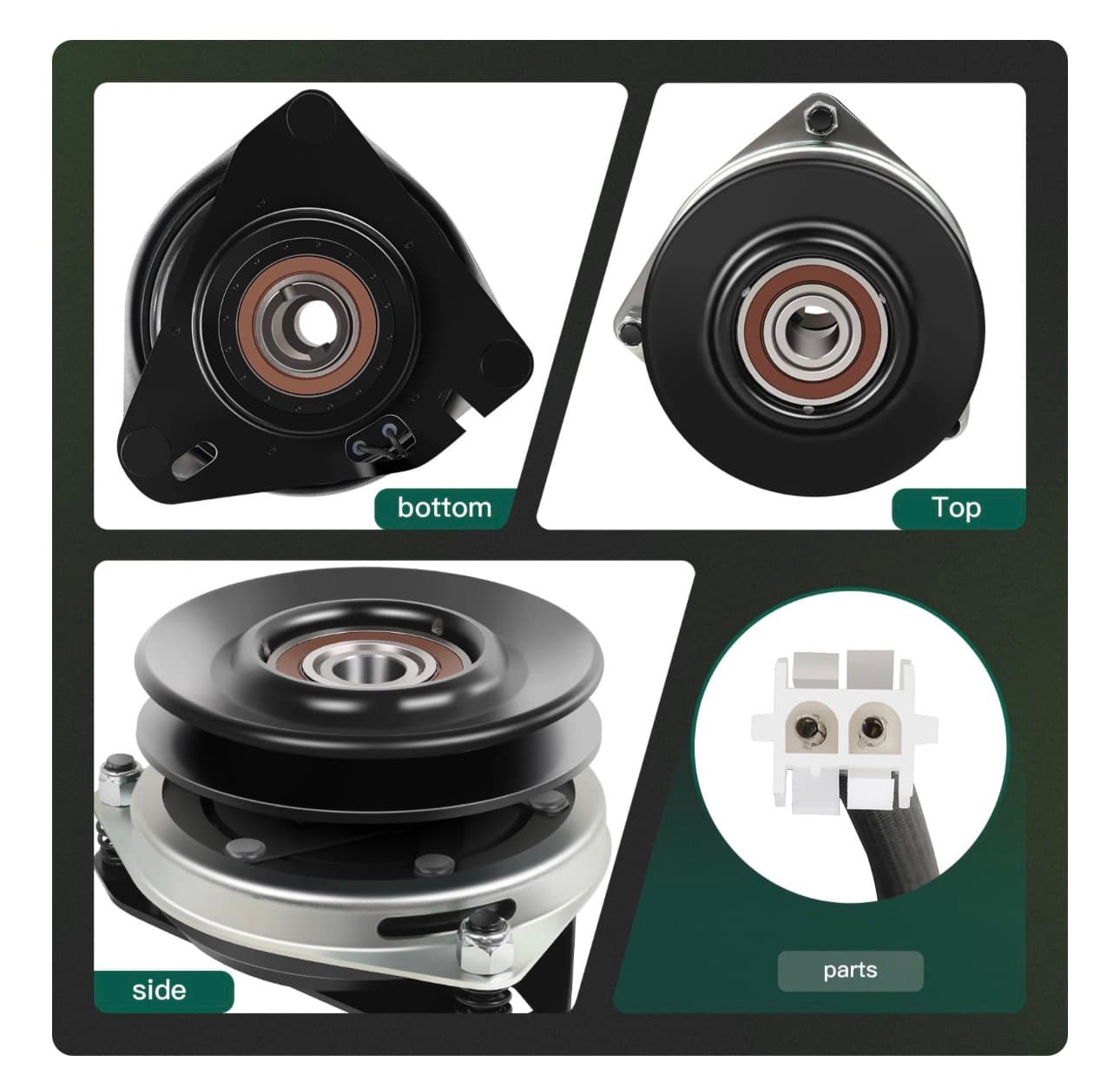 ACEBRI 7600073YP PTO Clutch Replacement for Snapper: 7101323 7101323YP 7600073YP LT18538, LT2042 for Husqvarna: 180505 532180505 583389701 539110417 539133076 Mower Clutch - Thumbnail 3