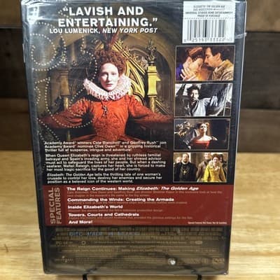 Elizabeth The Golden Age (2007) – DVD – Cate Blanchett – New Sealed - Thumbnail 2