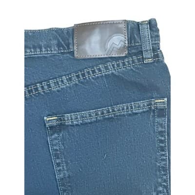Magellan Men Jeans 34x32 Blue Classic Straight Leg Denim - Thumbnail 4