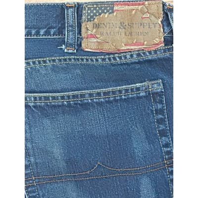 Ralph Lauren Denim Supply 1967 Slim Fit Jeans Mens 38x32 Blue Cotton - Thumbnail 7