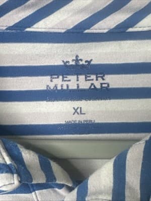 Peter Millar Men's Polo XL Mountainside Collection Striped - Thumbnail 2
