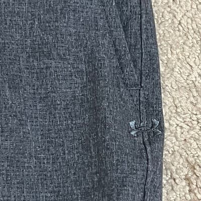 Under Armour Mens Golf Pants Heather Gray Straight Leg 38x30 - Thumbnail 2