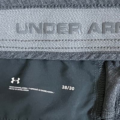 Under Armour Mens Golf Pants Heather Gray Straight Leg 38x30 - Thumbnail 5