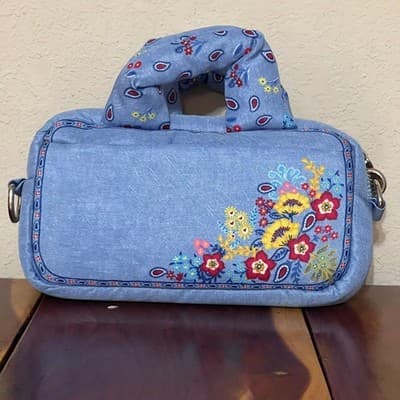 Brighton Bandana Love Floral Paisley Crossbody Bag NWT - Thumbnail 4