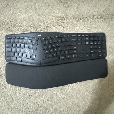 Logitech ERGO K860 Ergonomic Wireless Keyboard w/ Dongle - Tested - Open Box New - Thumbnail 5
