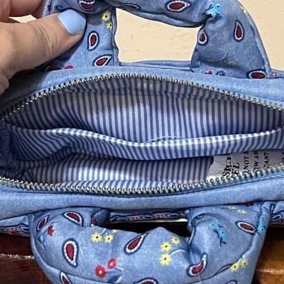 Brighton Bandana Love Floral Paisley Crossbody Bag NWT - Thumbnail 6