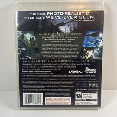 Call of Duty 4 Modern Warfare (2007) – PlayStation 3 – Sony – Infinity Ward - Thumbnail 2