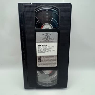 Red River VHS John Wayne Montgomery Clift 1948 Western Legends MGM/UA 1997 B&W - Thumbnail 3