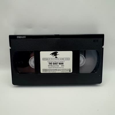 The Quiet Man VHS 1985 Republic Pictures John Wayne Maureen O'Hara John Ford - Thumbnail 3