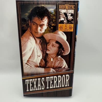 Texas Terror VHS John Wayne George Gabby Hayes GoodTimes Home Video Western B&W