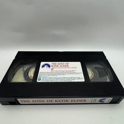 The Sons of Katie Elder VHS John Wayne Dean Martin Western Paramount Movie - Thumbnail 3