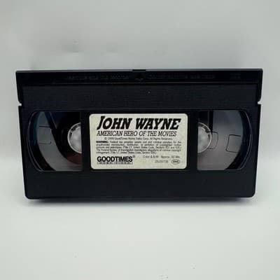 John Wayne American Hero of the Movies VHS 1999 GoodTimes Home Video Documentary - Thumbnail 3