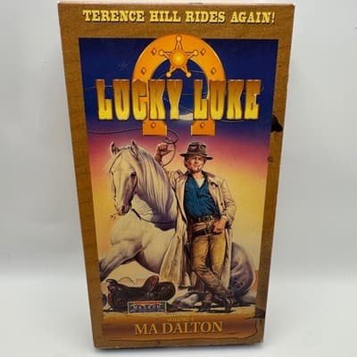 Lucky Luke Volume 4 Ma Dalton VHS 1995 Terence Hill Magnum Video Western Comedy