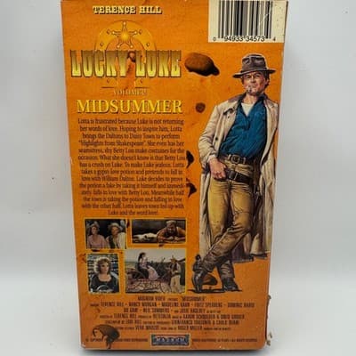 Lucky Luke Volume 2 VHS 1995 Terence Hill Western Comedy Magnum Video - Thumbnail 2