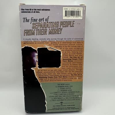 The Fine Art of Separating People From Their Money VHS Dennis Hopper David Bowie - Thumbnail 2