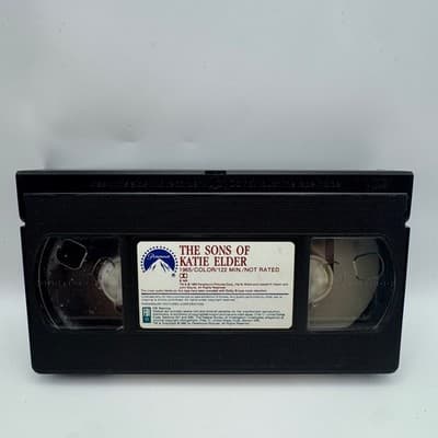 The Sons of Katie Elder VHS John Wayne Dean Martin 1990 Paramount Western Movie - Thumbnail 3