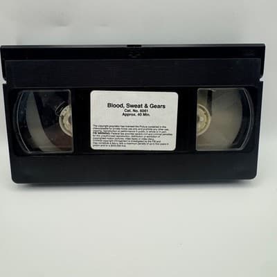 Blood Sweat & Gears VHS US Hot Rod Association Sgt Slaughter Bigfoot Simita - Thumbnail 3