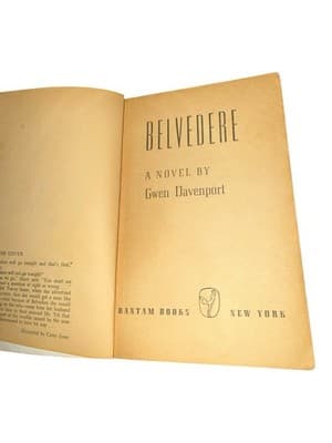 Belvedere by Gwen Davenport (1949, Vintage Paperback) Bantam #729 - Thumbnail 8