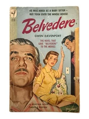 Belvedere by Gwen Davenport (1949, Vintage Paperback) Bantam #729