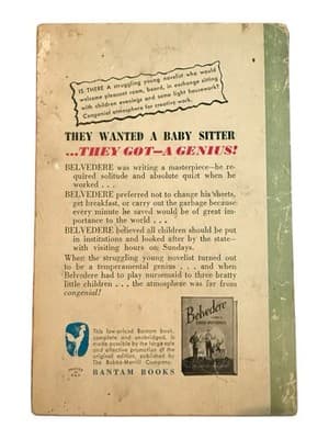 Belvedere by Gwen Davenport (1949, Vintage Paperback) Bantam #729 - Thumbnail 2
