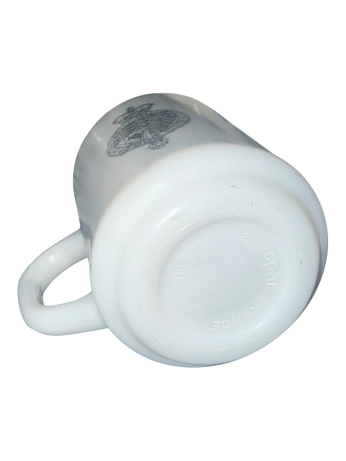 VTG 1981 Prince Charles Lady Diana Royal Wedding Arcopal France Milk Glass Mug - Thumbnail 5
