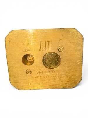 Vintage Dunhill Tallboy Table Lighter Gold Tone Made In England - Thumbnail 13