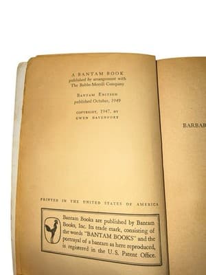 Belvedere by Gwen Davenport (1949, Vintage Paperback) Bantam #729 - Thumbnail 9