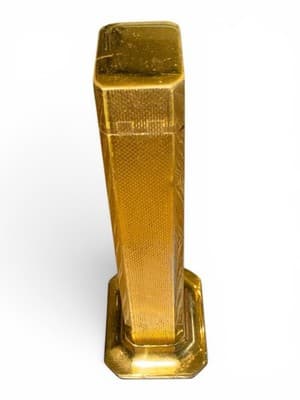 Vintage Dunhill Tallboy Table Lighter Gold Tone Made In England - Thumbnail 7