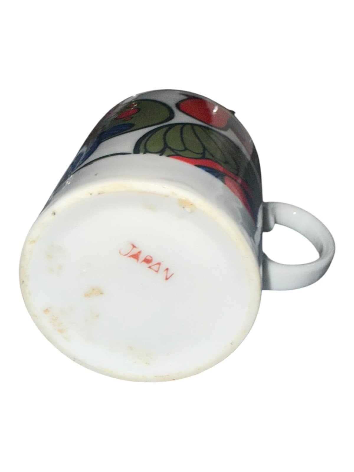 Vintage Mushroom Coffee Mug Tea Cup Ceramic White - Thumbnail 4