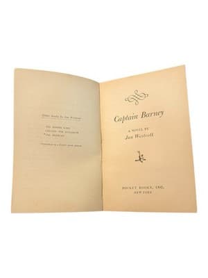 Captain Barney Jan Westcott 1953 Pocket Books 932 Pulp Romance Paperback - Thumbnail 7