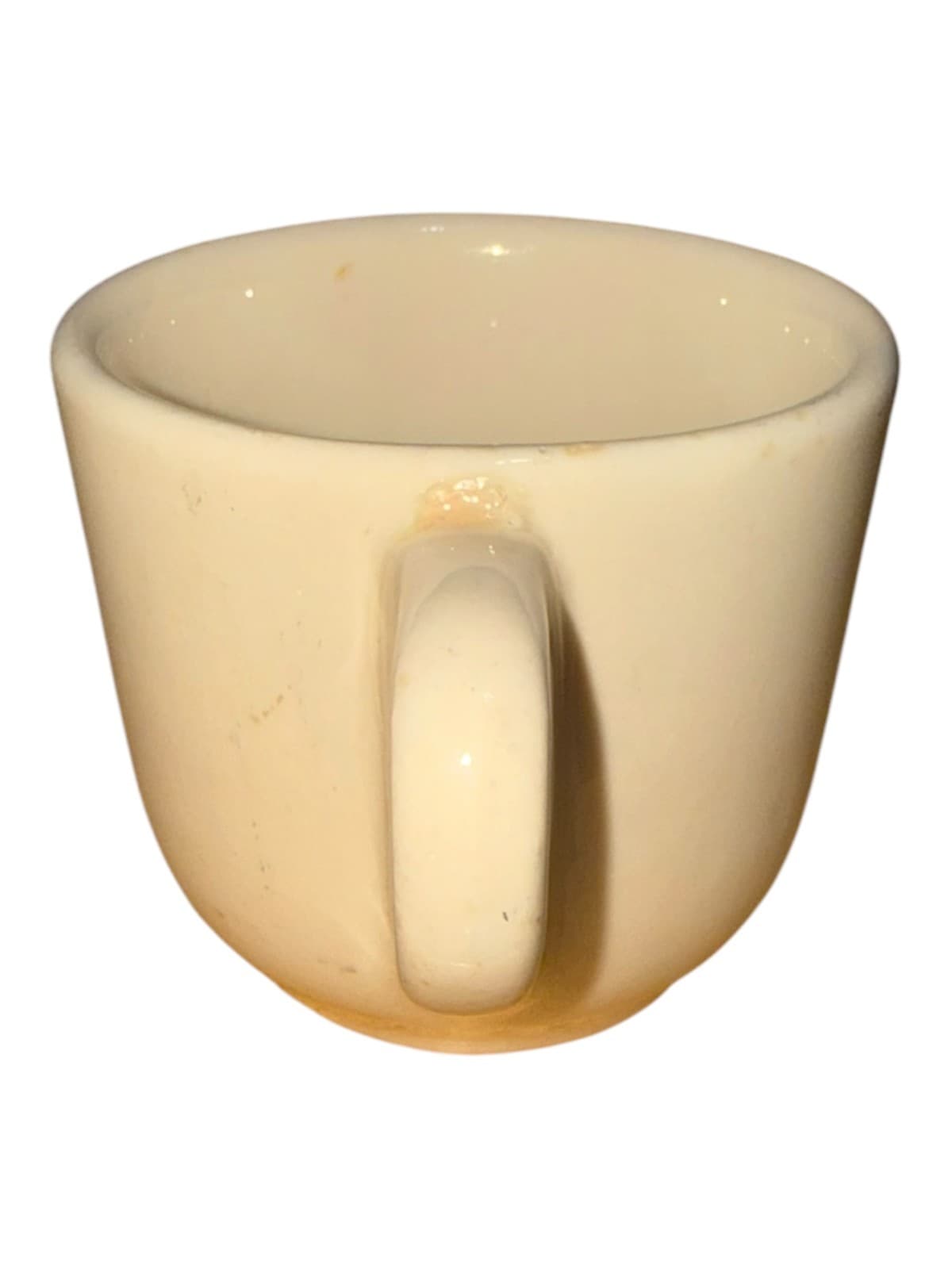 Vintage Sterling Vitrified Beige Ceramic Coffee Mug Cup East Liverpool Ohio - Thumbnail 3