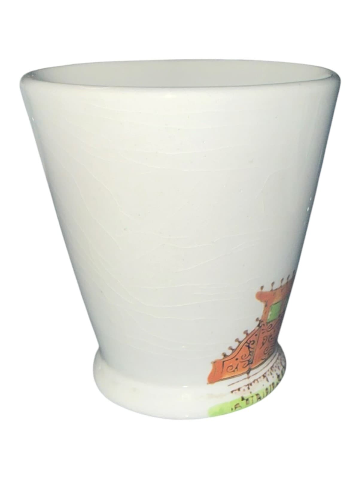 Vintage Enesco Candy Store Coffee Mug Tea Cup Hand Painted Ceramic White - Thumbnail 5