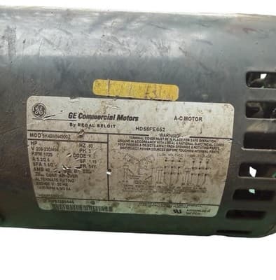 GE 2HP, 3 PH Blower Motor Model: 5K49MN4500Z / HD56FE652 - Thumbnail 6