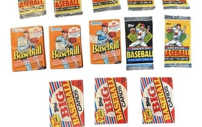 Vintage Baseball Card Wax Pack Lot 23 Unopened Topps Donruss Fleer OPC 1980s - Thumbnail 5
