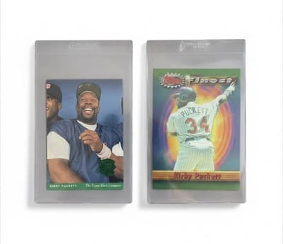 Kirby Puckett Baseball Card Lot 1994 Finest Upper Deck Jumbo Twins HOF