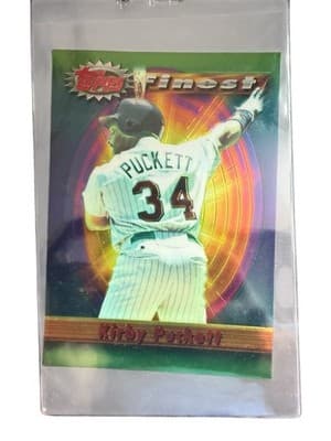 Kirby Puckett Baseball Card Lot 1994 Finest Upper Deck Jumbo Twins HOF - Thumbnail 2