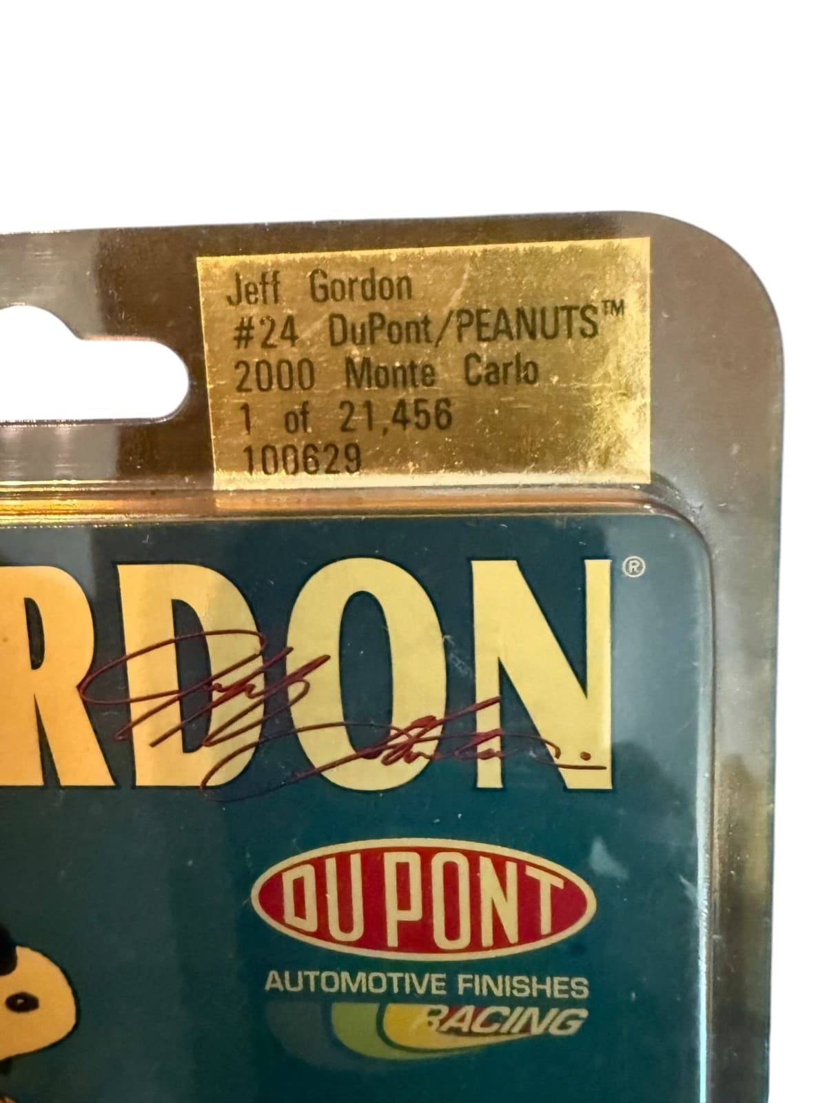 Jeff Gordon 24 Peanuts 50th Anniversary Snoopy Snoopy 2000 Monte Carlo1:64 Car - Thumbnail 2